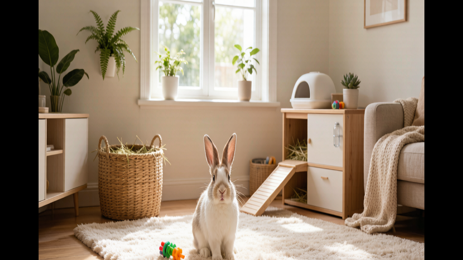 Free-Roam Rabbit Setup Guide: How to Turn an Entire Room Into Your Rabbit’s Safe Paradise
